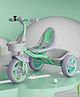 StarAndDaisy kids tricycle for 2 to 5 years boys and girls with eva wheels bell and basket baby cycle with 30 kg capacity and 3 point safety belt durable safe and stylish green color