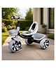 StarAndDaisy kids tricycle for 2 to 5 years boys and girls with eva wheels bell and basket baby cycle with 30 kg capacity and 3 point safety belt durable safe and stylish grey color