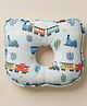 StarAndDaisy Baby Pillow for Newborns 0 to 12 Months Premium Cotton Pillow for Sleep Bed Set Provides Neck and Head Support Soft Breathable Fabric Comfortable for Babies Train Print