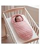 StarAndDaisy baby Sleeping Bag for Newborn Boys and Girls with Premium Cotton Fabric Soft Comfortable for 0 to 12 Months Foldable Washable Design Ideal for Safe and Cozy Baby Sleep Peach