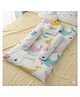 StarAndDaisy cotton baby bedding set for newborns infants and toddlers with cushioned mattress sheet two side pillows and one head pillow soft breathable fabric for comfortable sleep ocean print
