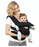 StarAndDaisy 4-in-1 Baby Carrier for 0 to 3 Year Baby/Kangaroo Bag with Comfortable Soft Hip Seat/Baby Carrier - 4 Carrying Positions with 2 Storage Pockets - Blue (Black)