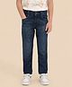 U.S. Polo Assn. Kids Cotton Woven Washed Jeans - Dark Blue