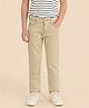 U.S. Polo Assn. Kids Cotton Woven Solid Jeans - Khaki