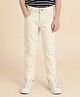 U.S. Polo Assn. Kids Cotton Woven Solid Jeans - Off White