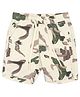 U.S. Polo Assn. Kids Cotton Woven Abstract Printed Shorts - Beige