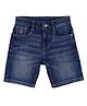 U.S. Polo Assn. Kids Cotton Denim Washed Shorts - Dark Blue