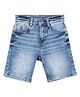 U.S. Polo Assn. Kids Cotton Denim Washed Shorts - Light Indigo