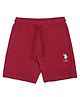 U.S. Polo Assn. Kids Cotton Knit Brand Logo Embroidered Shorts - Red