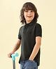 U.S. Polo Assn. Kids Cotton Knit Half Sleeves Brand Logo Embroidered Polo Tee - Olive Green