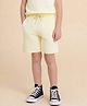 U.S. Polo Assn. Kids Cotton Knit Solid Shorts - Yellow