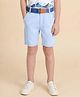 U.S. Polo Assn. Kids Cotton Knit Solid Shorts - Blue