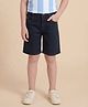 U.S. Polo Assn. Kids Cotton Woven Solid Shorts - Navy Blue