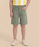 U.S. Polo Assn. Kids Cotton Woven Solid Shorts - Olive
