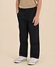 U.S. Polo Assn. Kids Cotton Woven Soild Trousers - Black