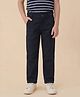U.S. Polo Assn. Kids Cotton Woven Soild Trousers - Navy Blue