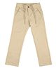 U.S. Polo Assn. Kids Cotton Woven Solid Trousers - Khaki