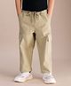 U.S. Polo Assn. Kids Cotton Woven Solid Trousers - Khaki