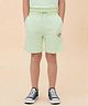 U.S. Polo Assn. Kids Cotton Woven Brand Name Patch Detailed Shorts - Light Green