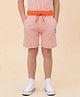 U.S. Polo Assn. Kids Cotton Woven Brand Name Embroidered Shorts - Orange