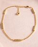 Jewelz Gold Plated Beaded Charm Anklet for Women