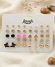 Jewelz Fashion Gold & Pearl Stud Earrings Multipack  36 Pairs