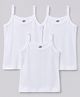 Zero Sinker Knit Sleeveless Solid Slips Pack of 3 - White