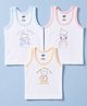 Zero Knitted Sleeveless Vests With Animal Print Pack of 3 - Multicolor