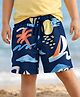 Googo Gaaga Cotton Knit Beach Theme Printed Shorts - Multi Colour
