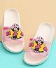 Yellow Bee Disney Featuring Minnie Mouse Designed Sliders - White