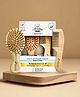 Velura Baby Hair Comb for New Born & Toddler | 2 Piece Hair Brush Set | Soft Natural and Rounded Bristles Made up of Bamboo & Neem | Gentle Detangling | Ergonomic Handle & Trichologist trusted