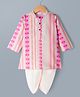 Babyhug Select Cotton Woven Full Sleeves Striped Kurta & Dhoti Set - Multicolor
