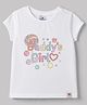 Ollypop Cotton Knit Tops Half Sleeves L White 6-12 Months