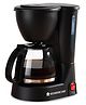 Wonderchef Swift Brew Coffee Machine for Home | 650W | Brew 6 Cups at a Time-Black| Anti-Drip System | Keep Warm Plate | Borosilicate Glass Carafe | Compact Design | 2-Year Warranty