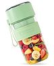 Wonderchef Nutri-cup Zip Portable Blender | 350ml-Green | Blend & Sip with Flip Top Sipper Lid |  2000 mAh Battery | 20 Blending Cycles in One Charge | Type C Charging