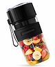 Wonderchef Nutri-cup Zip Portable Blender | 350ml-Black | Blend & Sip with Flip Top Sipper Lid | 2000 mAh Battery | 20 Blending Cycles in One Charge | Type C Charging
