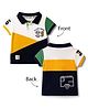Ollypop Cotton Knit T-Shirts Half Sleeves Polo Neck Deep Mustard 6-12 Months