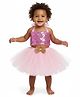 Tilism Net Knit Sleeveless Sequins Embellished Halter Neck Crop Top & Skirt Set - Pink