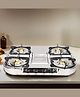 Thermador EcoFlame Gas Stove 4 Burners Steel Body | Manual Ignition | Brass Plated Burners | Four Burner Gas Stove | LPG Compatible | ISI Certified | 1 Yr Manufacturer Warranty