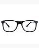 UMAIXIntellilens® Square Blue Cut Computer Glasses for Eye Protection | Zero Power, Anti Glare & Blue Light Filter Glasses | Spectacles for Men & Women | Comfortable & Lightweight (Black)