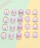 Ortis Set Of 20 Floral & Bow Applique Detailed Rubber Bands - Multi Colour