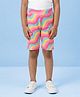 Kaboosh Knit Waves Printed Shorts - Multi Colour