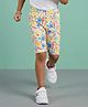 Kaboosh Knit Floral Printed Cycling Shorts - Multi Colour