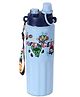 Jaypee Ribble 600ml Insulated Inner Stainless Steel Spout & Sipper Mouth Water Bottle With Handy Strap, Blue