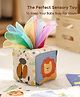 TurtleBee Baby Sensory Tissue Box Toy for Babies 6-12 Months - Montessori Toys Kids Tissue Box Sensory Toys to 1 Year Old - Baby Boy Girl Gifts for Babies 6 12 18 Months Old