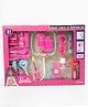 Barbie Smart Check-Up Doctor Set - 21 Pieces Medical Play Set with Electronic Toy Accessories- Multicolor