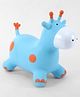 IToys Jumpy Kids Hopper Ride-On Giraffe with Anti-Burst Material & Stable Legs- Blue