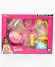 IToys Barbie Kitchen Play Set Pretend Cooking Accessories Set 12 Pieces - Multicolor