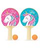 IToys Unicorn Theme Ping Pong Tennis Trainer - Pink & Blue