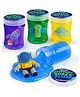 HOTKEI Mystery Space Slime for Kids 3 to 10 Years Stretchable Slime with Surprise Mystery Space Eraser Inside Soft Non-Sticky DIY Slimy Fun Toy Birthday & Return Gift for Kids Girls & Boys Pack of 4